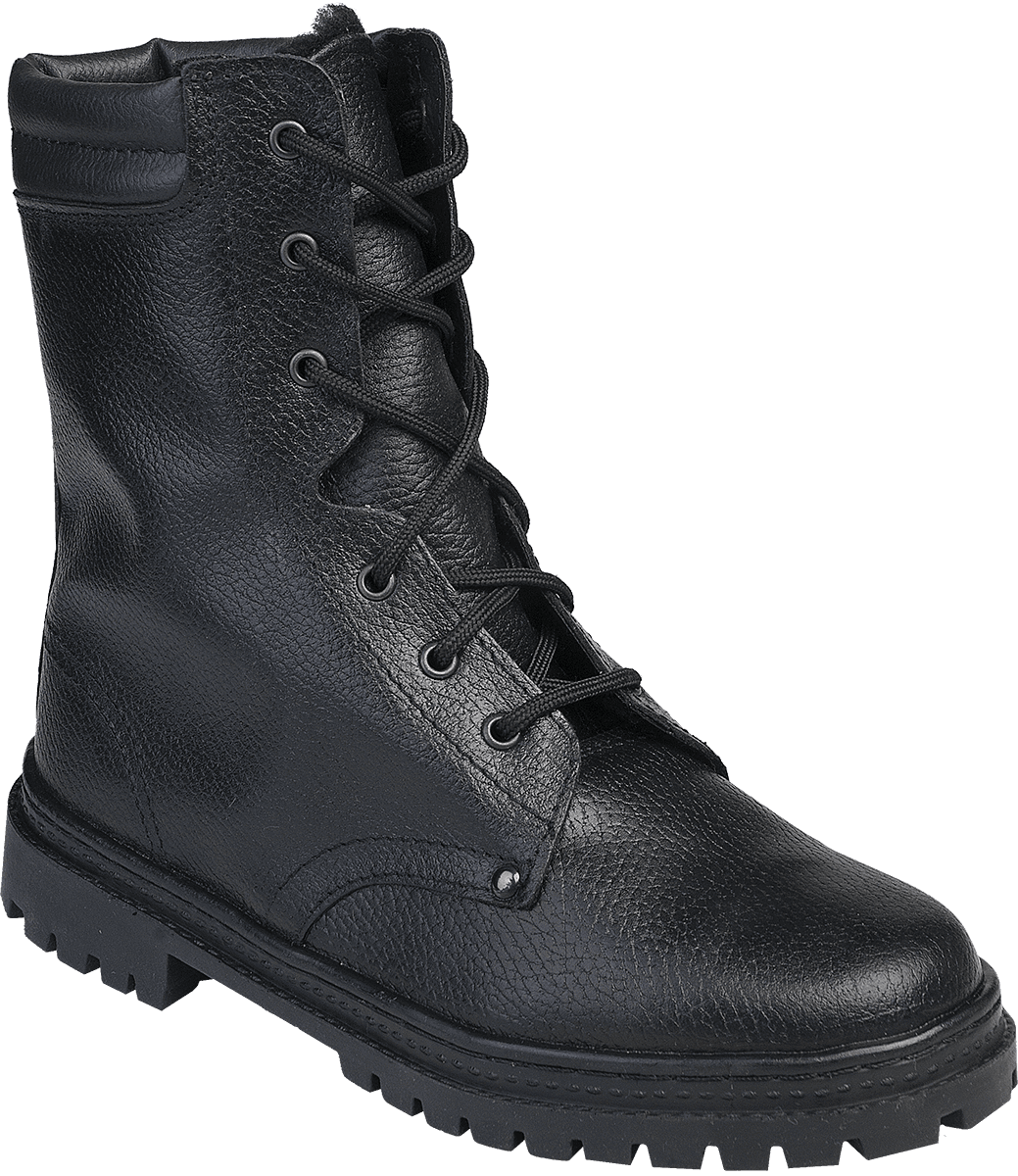 Ботинки ОМОН, борт, юфтевые резина